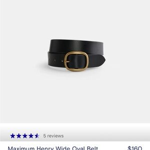 NWT Alex mill maximum Henry wide oval belt